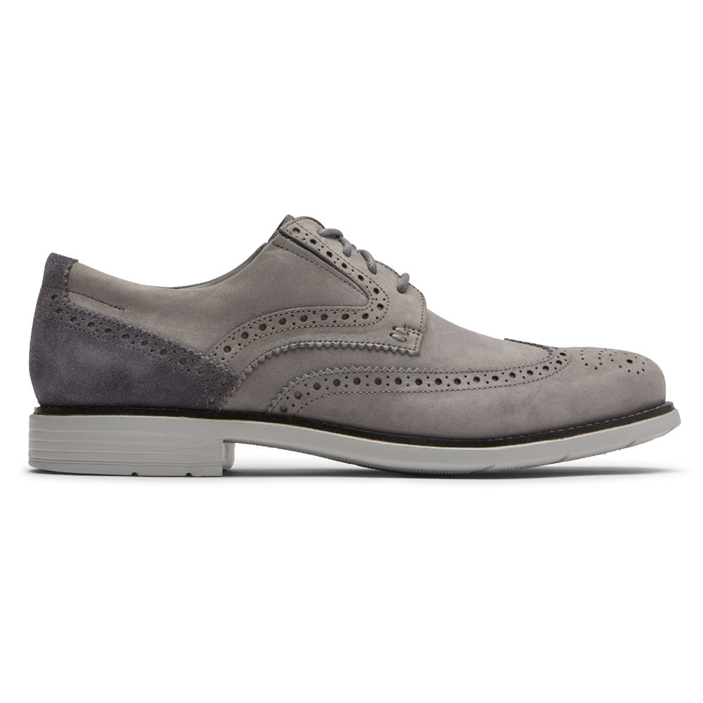 Rockport Sneakers For Mens Grey - Total Motion Classic Dress Wingtip - OD3217495